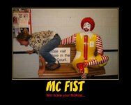 mcfist mcribs mcdonalds ronald mcdonald motivational osters online funny.jpg