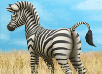 9918 - anus art artist_koba clitoris mare outdoors raised_tail vulva winking zebra.png