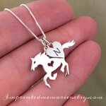 Horse Necklace Sterling Silver Personalized  Birthday Day - Etsy.jpeg