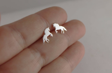 Pretty Horse Earrings in Sterling Silver Handmade Gift for - Etsy.png