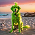 The Dog Grinch on Beach.jpg