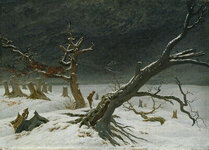   'Man Walking Alone in the Snow' 1811. CDFriedric.jpg