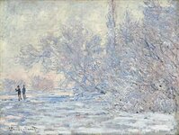  'Frost at Giverny',1885. Claude Monet.jpg