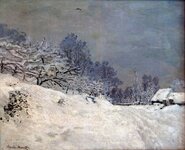  'Saint-Simeon farm In Winter' 1867.Claude Monet.jpg