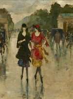 'Berlin Street Scene', 1921. Lesser Ury .jpg