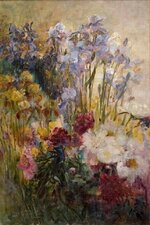  'Peonies and Iris', 1915. Louis Comfort Tiffany.jpg