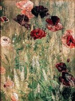 'Poppies and Italian Mignonette',1891. Maria Oakey.jpg