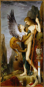 Gustave Moreau,  Edipo y la Esfinge  1864.jpg