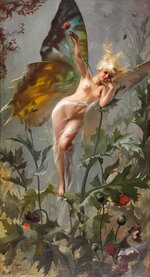 'The Poppy Fairy' 1888. Luis Ricardo Falero.jpg