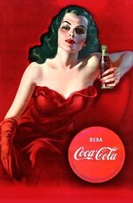 Coca cola _2x3 fridge magnet_ coke refreshment soda vintage antique pop drink.jpg