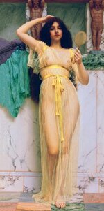 'Girl With A Mirror', . John Edward Godward.jpg