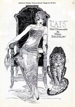 Cats, Both Untamable by Nell Brinkley (American), magazine illustration, date unknown #Cats #N...jpg