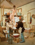 Casting from Life by Edouard-Joseph Dantan Reproduction Painting for Sale.jpg