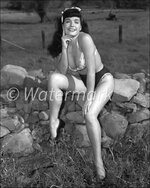 Bettie Page Iconic Pin-Up - Vintage 8x10 Photo Reprint - Retro Wall Art.jpg