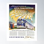 Greyhound Bus Vintage Ad Poster by NavyDhaliwal.jpg