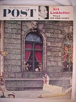 August 27, 1960 Saturday Evening Post Magazine with Cover art by Norman Rockwell has 92 pages ...jpg