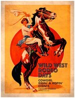 COWGIRL Rodeo Days Ca1920's Photo Print Poster - Etsy.jpg