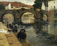 'Washerwomen Morning at Quimperle', 1902'_F.jpg