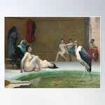 Jean-leon Gerome -the Stork In The Harem Bath House Poster by TeeARTHY.jpg