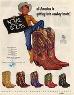 Vintage 1940s 1950s Shortie Peewee Cowgirl Boots Western 6_5 US.jpg