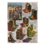 Colorful Cowboy Boots 1950s Poster _ Zazzle.jpg