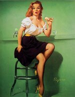 'Cold Feed (Cold Front)', 1958. Gil Elvgren .jpg