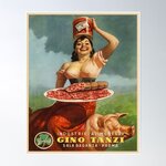 Vintage Italian Salami And Meats Ad Poster.jpg