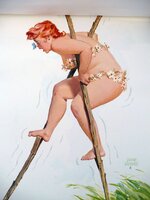 Holy Grail Score! - Vintage Hilda Pin-Up Girl Calendar.jpg